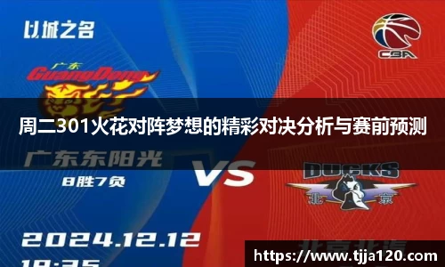 周二301火花对阵梦想的精彩对决分析与赛前预测